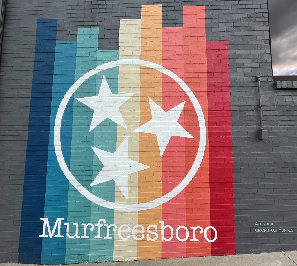 303 Law Mural Murfreesboro
